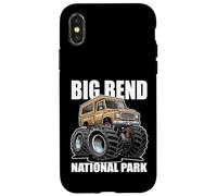 Carcasa para iPhone X/XS Diseño de camioneta Todoterreno 4x4 del Parque Nacional Big Bend