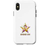 Carcasa para iPhone X/XS Diseño de Conciencia Inspirado en Shine On Star Ribbon