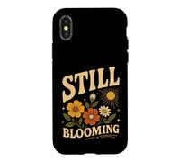 Carcasa para iPhone X/XS Diseño de Flores Retro Vintage todavía floreciente