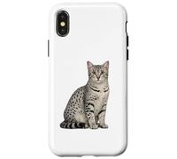 Carcasa para iPhone X/XS Diseño de Gato MAU Egipcio Hermoso