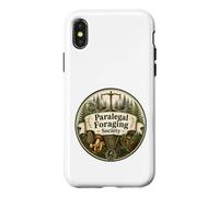 Carcasa para iPhone X/XS Diseño de la Ley de Caza de Hongos de la Sociedad Paralegal de Búsqueda de Hongos