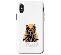 Carcasa para iPhone X/XS Diseño de Lealtad del Perro Pastor alemán Leal AF