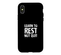 Carcasa para iPhone X/XS Diseño de motivación de Entrenamiento, Cita Divertida de Entrenador Personal de Gimnasio