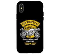 Carcasa para iPhone X/XS Diseño de Motocicleta Iron Mountain Road US-16A Dakota del Sur