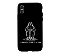 Carcasa para iPhone X/XS Diseño Divertido de Meme de pingüino Flight Was Never An Option