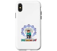 Carcasa para iPhone X/XS Diseño Mental de Conciencia Mental de Bucle de Pensamiento excesivo