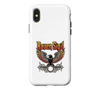 Carcasa para iPhone X/XS Diseño mitológico con símbolo nórdico del Sigilo del Cuervo