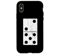 Carcasa para iPhone X/XS Disfraz de Domino Halloween Traje de Grupo Dos-Cinco 2-5