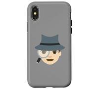 Carcasa para iPhone X/XS Disfraz de espía Privado de Detective