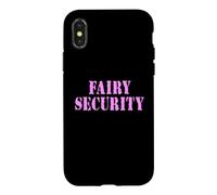 Carcasa para iPhone X/XS Disfraz Hada Halloween Fairy Security Mujer Hombre Familia