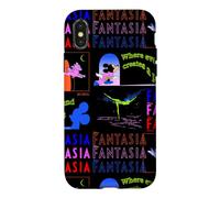 Carcasa para iPhone X/XS Disney Fantasia Mickey Mouse Every Sound Creates a Picture