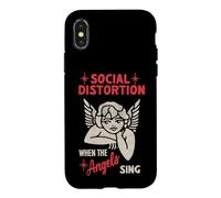 Carcasa para iPhone X/XS Distorsión Social Oficial Cuando los ángeles cantan