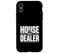 Carcasa para iPhone X/XS Distribuidor de Casas Humor Divertido de inversión inmobiliaria