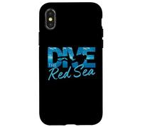 Carcasa para iPhone X/XS Dive The Red Sea Scuba Buceo Viaje Diver tee