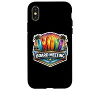 Carcasa para iPhone X/XS Divertida Junta de Surf Junta Surfboarding Surfer Juego de Palabras Broma Cita
