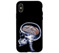 Carcasa para iPhone X/XS Divertido Amante del Pan De Masa Madre Xray Cerebro Hornear Meme