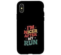 Carcasa para iPhone X/XS Divertido Dicho Que Soy más Agradable después de mi Carrera sarcástico