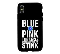 Carcasa para iPhone X/XS Divertido Dicho Rosa This Uncle Wont Change You If You Stink