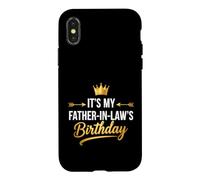 Carcasa para iPhone X/XS Divertido Diciendo Que es mi Padre leyes cumpleaños