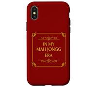 Carcasa para iPhone X/XS Divertido En Mi Era Mah-Jong Mahjongg Mah Jong Jugar Mahjong Mahj