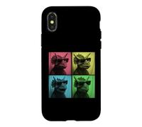 Carcasa para iPhone X/XS Divertido fotomatón Triceratops, Pop Art, Amante de los Dinosaurios