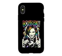 Carcasa para iPhone X/XS Divertido Lesbianas No Corre con Tijeras Sapphic Orgullo Gay LGBT