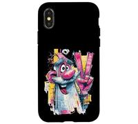 Carcasa para iPhone X/XS Divertido Letrero gráfico de Carnicero con diseño de Graffiti Pop