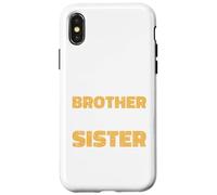Carcasa para iPhone X/XS Divertido para el Hermano de la Gran Hermana, cumpleaños, Mejor Hermana