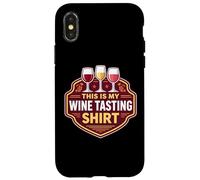 Carcasa para iPhone X/XS Divertido Winetesting Evento Amante Goer Esta es mi cata de vinos