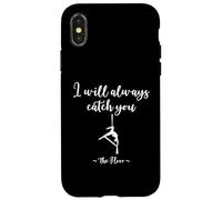 Carcasa para iPhone X/XS Divertidos Regalos aerialistas, el Suelo te atrapará, Yoga aéreo