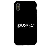 Carcasa para iPhone X/XS Divertidos símbolos de Palabras malditas novedosas