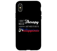 Carcasa para iPhone X/XS Divertidos Viajeros de Viaje de Vacaciones de Verano en Filipinas