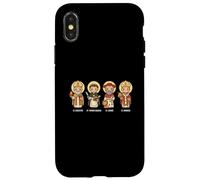 Carcasa para iPhone X/XS Doctores de la Iglesia Santos Católicos Niños Fe Santa