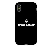 Carcasa para iPhone X/XS Dog Treats Dealer, Divertido dueño de Perros, Humor, Amante de los Perros
