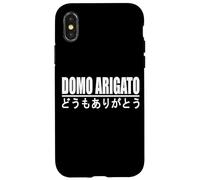 Carcasa para iPhone X/XS Domo ARIGATO Frase JAPONÉS Muchas Gracias