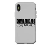 Carcasa para iPhone X/XS Domo ARIGATO Frase JAPONÉS Muchas Gracias