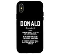 Carcasa para iPhone X/XS Donald Definition Funny Talented Great President Cosplay Don