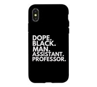 Carcasa para iPhone X/XS Dope Black Man Profesor Asistente Orgullo Afroamericano