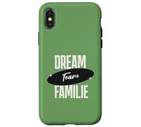 Carcasa para iPhone X/XS Dream Team Familia Divertido Mensaje Familiar Vida Familiar Humor