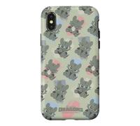 Carcasa para iPhone X/XS DreamWorks Dragons Toothless Expression Paint Strokes