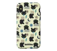 Carcasa para iPhone X/XS DreamWorks Dragons Toothless Lightning All Over Print