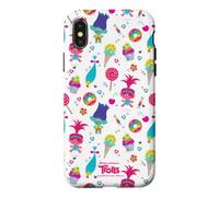 Carcasa para iPhone X/XS DreamWorks Trolls Sweet Treats All Over Print