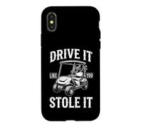 Carcasa para iPhone X/XS Drive It Like You Stole It - Golfista Divertido Golf Hombres Golf