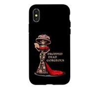 Carcasa para iPhone X/XS Drop Dead Gorgeous - Día de Los Muertos Señora