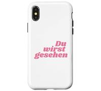 Carcasa para iPhone X/XS Du wirst gesehen - Positive Affirmations
