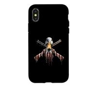 Carcasa para iPhone X/XS Duck Hunter Hunting Bandera Americana USA Drip Graffiti Lover