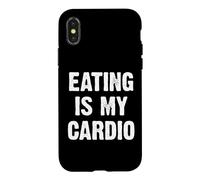 Carcasa para iPhone X/XS Eating Is My Cardio