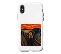 Carcasa para iPhone X/XS ECCE Homo Scream Cecilia Divertido Cool gráfico Jesus