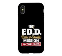 Carcasa para iPhone X/XS EDD Doctor of Education Accomplish Doctorate Graduation