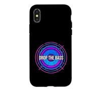 Carcasa para iPhone X/XS EDM Dubstep Basshead Drop The Bass Speaker